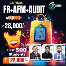 Load image into Gallery viewer, CA Final FR Parveen Jindal AFM Aaditya Jain Audit Kapil