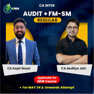 CA Inter Audit by CA Kapil Goyal and FM SM by Aaditya Jain