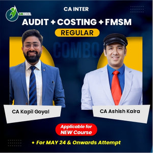 CA Inter Costing, FM-SM by CA Ashish Kalra and Audit by CA Kapil Goyal