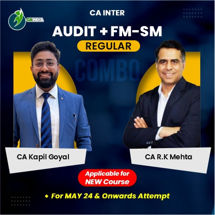 CA Inter Audit by CA Kapil Goyal and FM SM Regular Course by CA R.K Mehta - Online Lecture Download