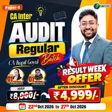 Load image into Gallery viewer, CA Inter Audit Regular Batch by CA Kapil Goyal