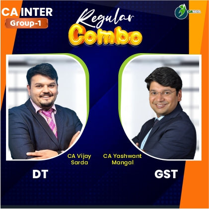 CA Inter Regular Batch DT by CA Vijay Sarda & GST by CA Yashvant Manga ...