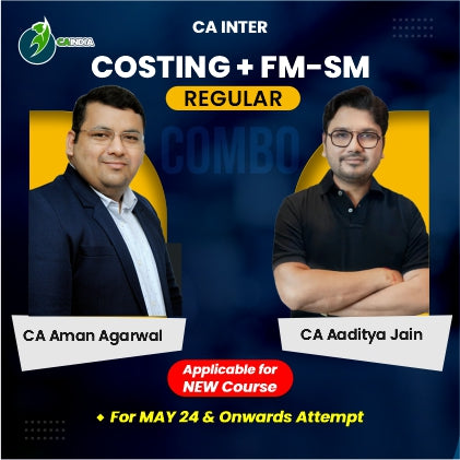 CA Inter Costing by CA Aman Agarwal and FM SM  by CA Aaditya Jain