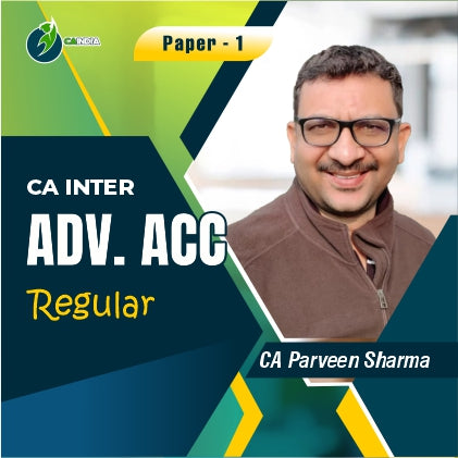 CA Inter Advance Accounts Regular Batch by CA Parveen Sharma – CA INDIA