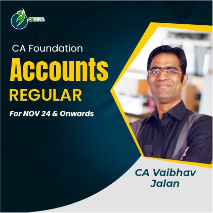 CA Foundation Accounts by CA Vaibhav Jalan