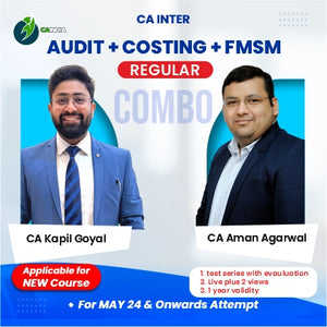CA Inter FM-SM, Costing by CA Aman Agarwal and Audit by CA Kapil Goyal