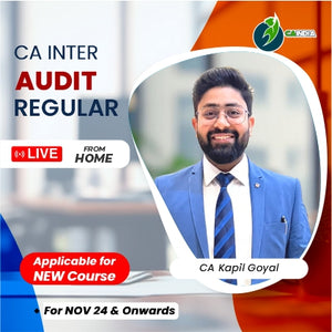 CA Inter Audit Face to Face/Live from Home