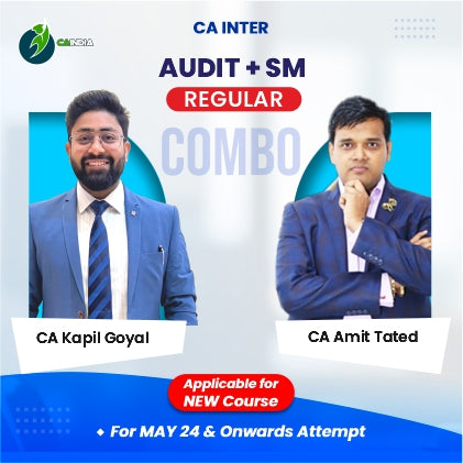 CA Inter Audit by CA Kapil Goyal and SM by CA Amit Tated