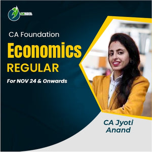 CA Foundation Economics by CA Jyoti Anand