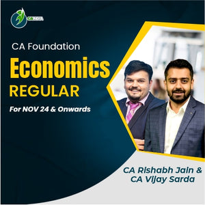 CA Foundation Economics Regular by CA Rishabh Jain & CA Vijay Sarda