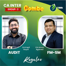 Load image into Gallery viewer, CA Inter Regular Batch FMSM CA Aman Agarwal & Audit CA Kapil Goyal