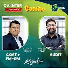Load image into Gallery viewer, CA Inter Reg Batch (FM-SM, Cost) – Aman Agarwal | Audit – Kapil Goyal