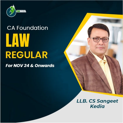 CA Foundation Law by LLB, CS Sangeet Kedia