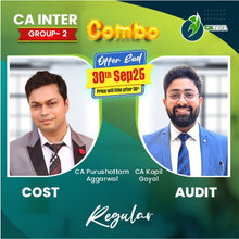 Load image into Gallery viewer, CA Inter Regular Batch Costing by CA Purushottam Aggarwal and Audit by CA Kapil Goyal