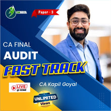 Load image into Gallery viewer, CA Final Audit Fastrack by CA Kapil Goyal – Jan 2026+
