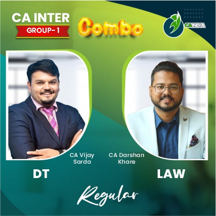 CA Inter Law CA Darshan Khare and DT CA Vijay Sarda