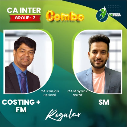 CA Inter Regular Costing and FMSM By CA Ranjan Periwal and CA Mayank S ...