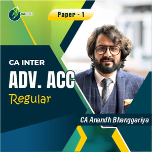 CA Inter Advance Accounts Regular Batch by CA Anand Bhangariya