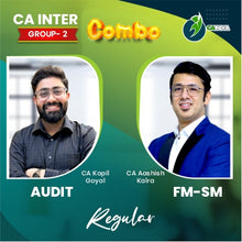 Load image into Gallery viewer, CA Inter Audit by CA Kapil Goyal &amp; FM-SM by CA Ashish Kalra
