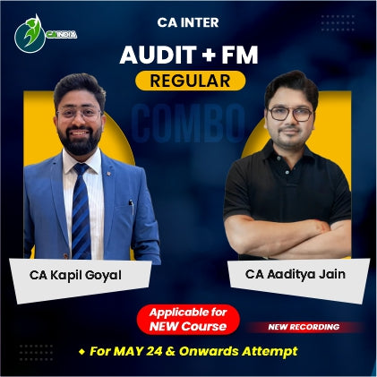 CA Inter Audit by CA Kapil Goyal and FM by Aaditya Jain - Online Lecture Download