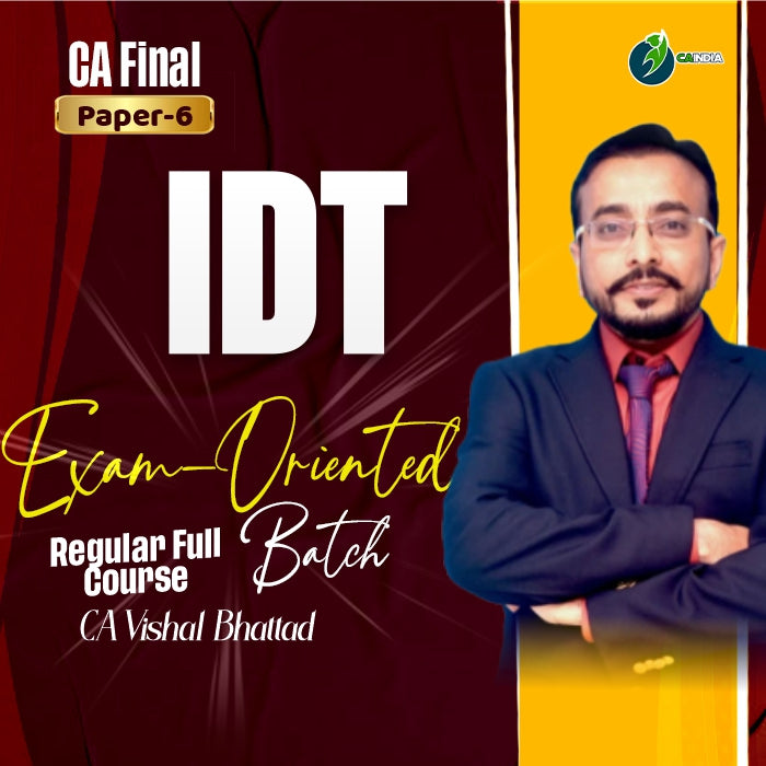 CA Final Indirect Tax IDT Exam Oriented by CA Vishal Bhattad - Google ...