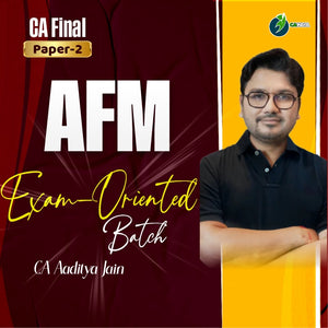 CA Final AFM 100% Exam Oriented English Batch Exam Focused by CA Aadit ...