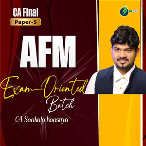 CA Final AFM Exam Oriented (FASTRACK) Batch By CA Sankalp Kanstiya – CA ...