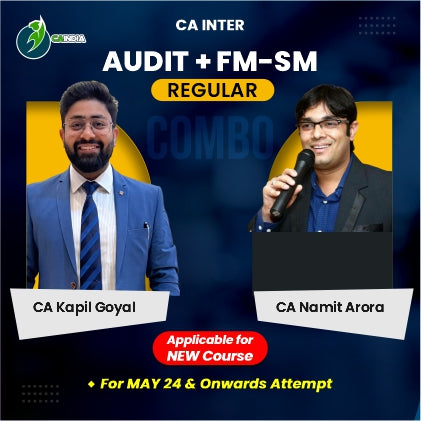 CA Inter Audit by CA Kapil Goyal and FM-SM Regular Course by Namit Arora - Online Lecture Download