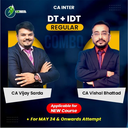 CA Inter DT CA Vijay Sarda and IDT Regular CA Vishal Bhattad