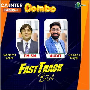 CA Inter Fasttrack Batch FMSM by CA Namit Arora & Audit by CA Kapil Go ...