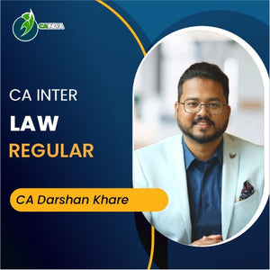 CA Inter Law Regular Course by CA Darshan Khare