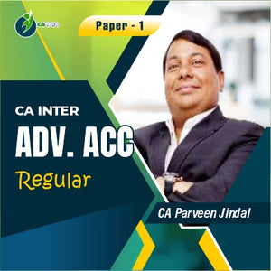 CA Inter G1 Advance Accounts - CA Praveen Jindal