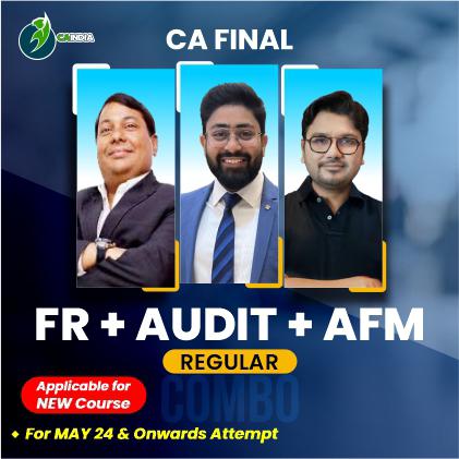 CA Final FR by CA Parveen Jindal , AFM by Aaditya Jain, Audit by CA Kapil Goyal