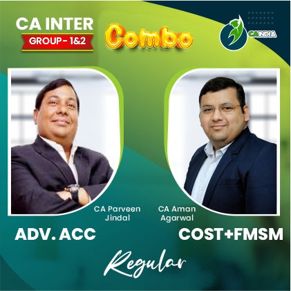 CA Inter Adv Acc By CA Parveen Jindal, FM-SM & Costing By CA Aman Agarwal