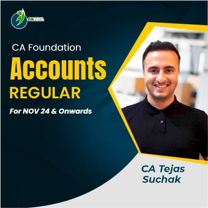 CA Foundation Accounting by CA Tejas Suchak