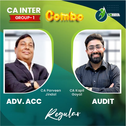 CA Inter G1 Advance Accounts by CA Praveen Jindal and Audit by CA Kapil Goyal