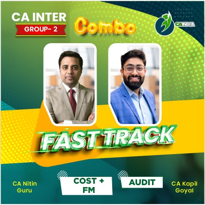 CA Inter Fasttrack Batch Costing and FM by CA Nitin Guru and Audit by CA Kapil Goyal