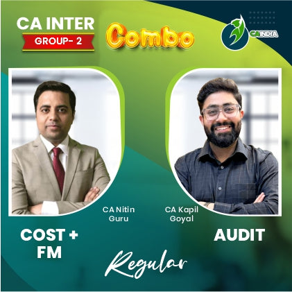 CA Inter Regular Batch Costing and FM by CA Nitin Guru and Audit by CA Kapil Goyal