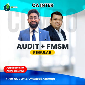 CA Inter FM-SM by CA Aman Agarwal & Audit by CA Kapil Goyal
