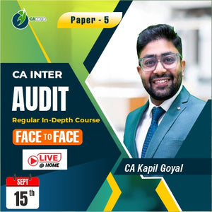 CA Inter Audit Regular Face to Face Batch by CA Kapil Goyal