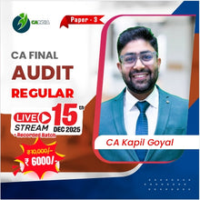 Load image into Gallery viewer, CA Final Audit Regular Batch by CA Kapil Goyal
