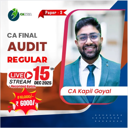 CA Final Audit Regular Batch by CA Kapil Goyal
