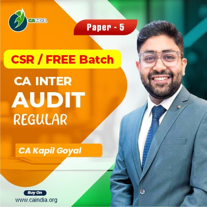 CSR_Free_Batch_CA Inter Audit Regular Course by CA Kapil Goyal