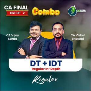 CA Final Direct Tax & Indirect Tax Combo (Regular In-Depth) by CA Vijay Sarda & CA Vishal Bhattad