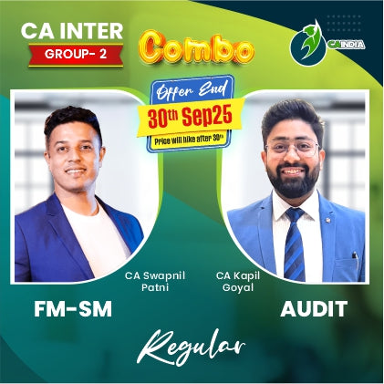 CA Inter Audit by CA Kapil Goyal and FMSM by CA Swapnil Patni