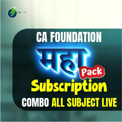 CA Foundation Mahapack Subscription Combo All Subject Live | Ekagrata