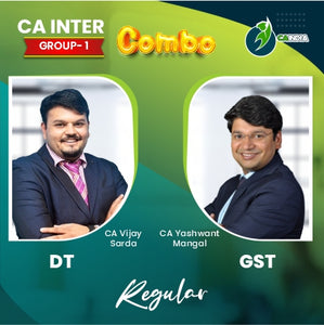 CA Inter Regular Batch DT by CA Vijay Sarda & GST by CA Yashvant Mangal