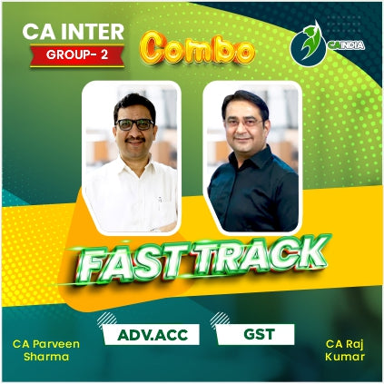 CA Inter Advance Accounts and GST Fasttrack Course by CA Parveen Sharma and CA Rajkumar