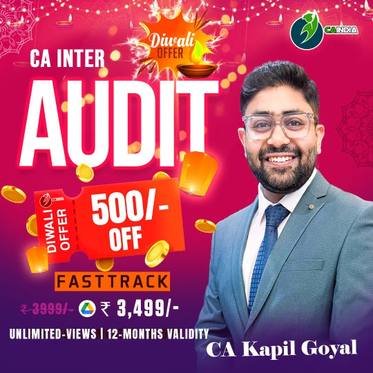 CA Inter Audit Fast-Track Batch by CA Kapil Goyal