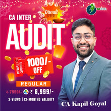 Load image into Gallery viewer, CA Inter Audit Regular Batch by CA Kapil Goyal
